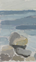 Load image into Gallery viewer, Vintage Art Coastal Oil Painting from Sweden
