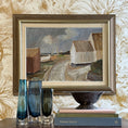 Load image into Gallery viewer, Original Vintage Art Coastal Oil Painting From Sweden 1967
