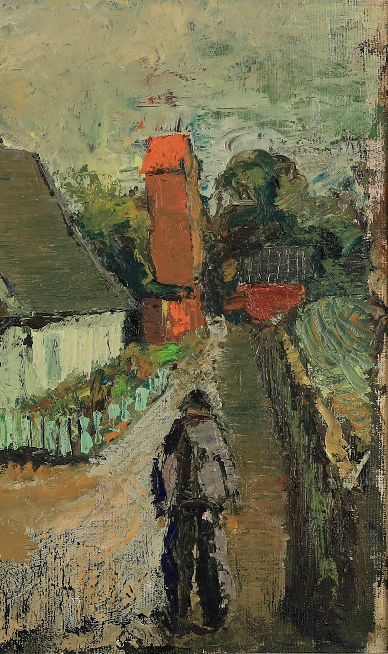 Swedish Vintage Oil Painting From Sweden By E Brandt 1953