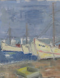 Load image into Gallery viewer, Vintage Art Mid Century Coastal Oil Painting from Sweden
