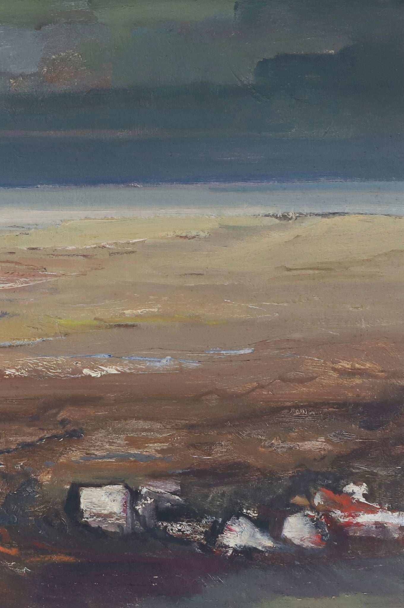 Mid Century Vintage Seascape From Sweden by G Berglund 1963