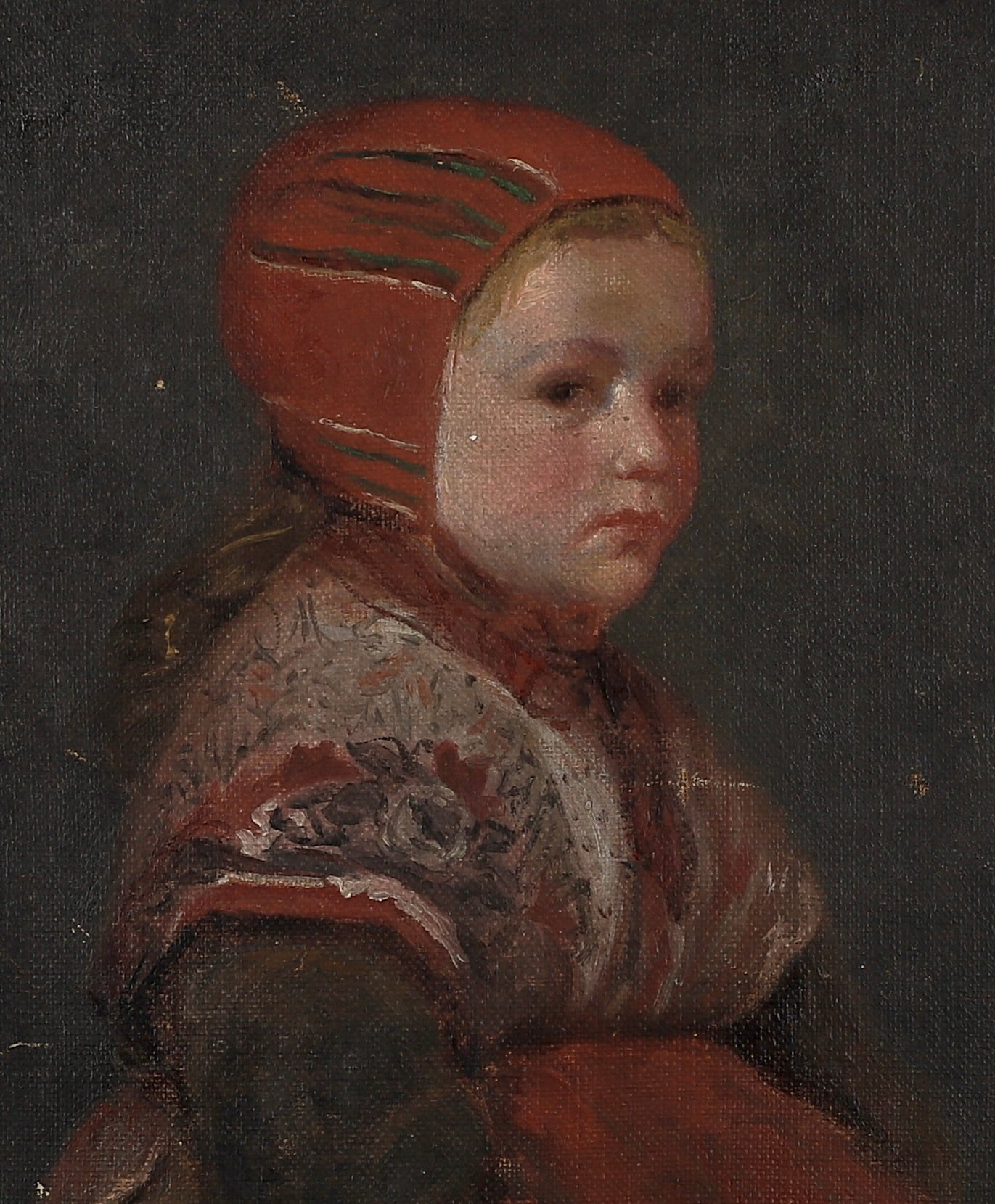 Vintage Art Room  Girl's Portrait Sweden