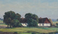 Load image into Gallery viewer, Mid Century Original Vintage Farmhouse Oil Painting from Sweden

