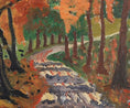 Load image into Gallery viewer, Vintage Art Room Landscape Oil Painting From Sweden
