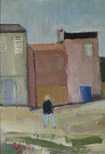 Load image into Gallery viewer, Oil Painting Vintage Mid Century From Sweden By B Sandberg
