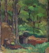 Mid Century Vintage Oil Painting From Sweden By H Cardell 1944