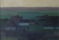 Load image into Gallery viewer, Mid Century Original Landscape Oil Painting from Sweden by E Fährm
