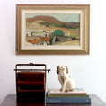Load image into Gallery viewer, RESERVED Mid Century Oil Painting From Sweden by G Isaksson
