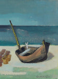 Load image into Gallery viewer, Mid Century Vintage Coastal Painting from Sweden
