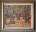 Mid Century Original Landscape Oil Painting From Sweden by A Nilsson