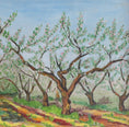 Load image into Gallery viewer, Colorful Swedish Vintage Original Landscape Oil Painting
