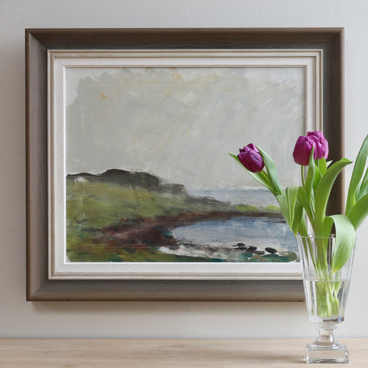 Vintage Original Oil Painting By S Markhed Sweden