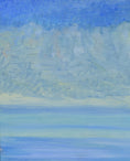 Load image into Gallery viewer, Mid Century Art Coastal Oil Painting from Sweden
