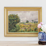 Mid Century Landscape Oil Painting 1947