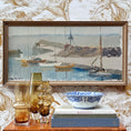 Load image into Gallery viewer, Mid Century Original Sailboat Oil Painting From Sweden
