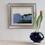 Vintage Art Room Abstract Landscape  in Vintage Frame from Sweden