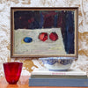 Mid Century Original Still Life Oil Painting From Sweden