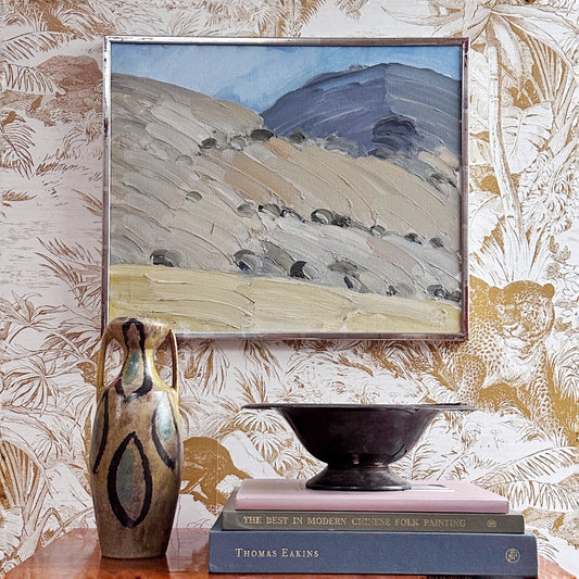 Vintage Original Landscape Oil Painting By S Markhed Sweden