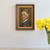 Vintage Art Room Artist Self Portrait from Sweden