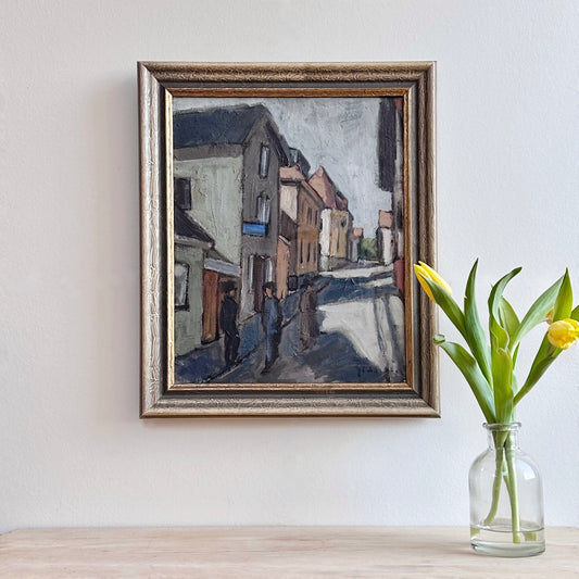 Vintage Landscape Oil Painting by S Grandin Sweden