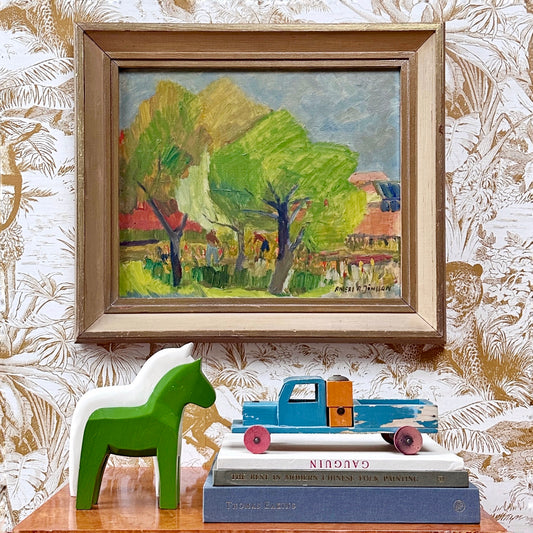 Original Vintage Oil Painting By Listed Artist A Jönsson Sweden