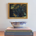 Load image into Gallery viewer, Vintage Art Room Original Abstract Oil Painting from Sweden
