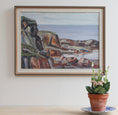 Load image into Gallery viewer, Mid Century Original Coastal Oil Painting From Sweden

