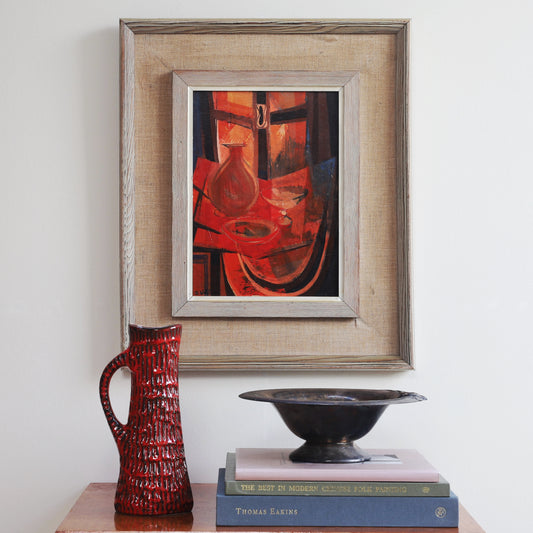 Vintage Art Room Original Mid Century Interior from Sweden