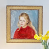 Vintage Art Room Mid Century Portrait from Sweden