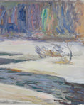 Load image into Gallery viewer, Mid Century Vintage Winterscape From Sweden by O Axelsson
