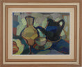 Load image into Gallery viewer, Striking Mid Century Still Life Oil Painting F Holmgren Sweden
