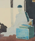 Load image into Gallery viewer, Vintage Art Room Original Interior Oil Painting from Sweden
