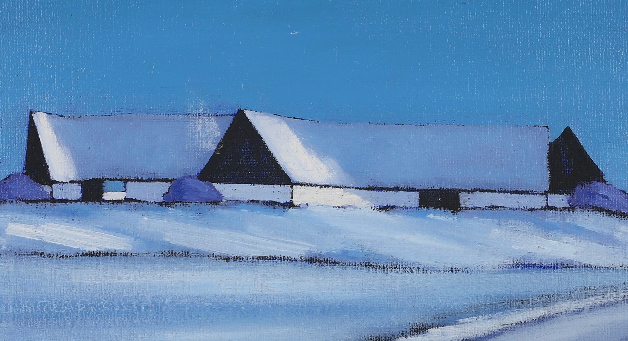 Vintage Art Original Oil Painting From Sweden by Johansson