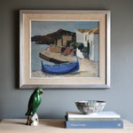 Vintage Coastal Painting by T Nilsson from Sweden