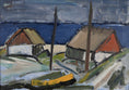 Load image into Gallery viewer, Vintage Original Coastal Oil Painting From Sweden
