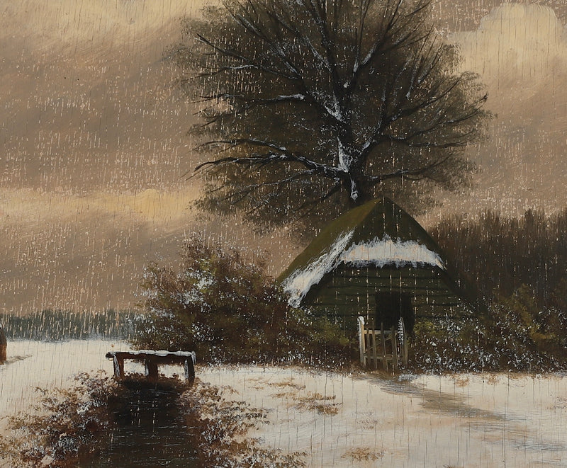 Farmhouse Oil Painting From Sweden