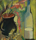 Load image into Gallery viewer, Original Still Life Oil Painting Vintage Mid Century Sweden
