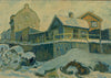 Original Winterscape Oil Painting From Sweden