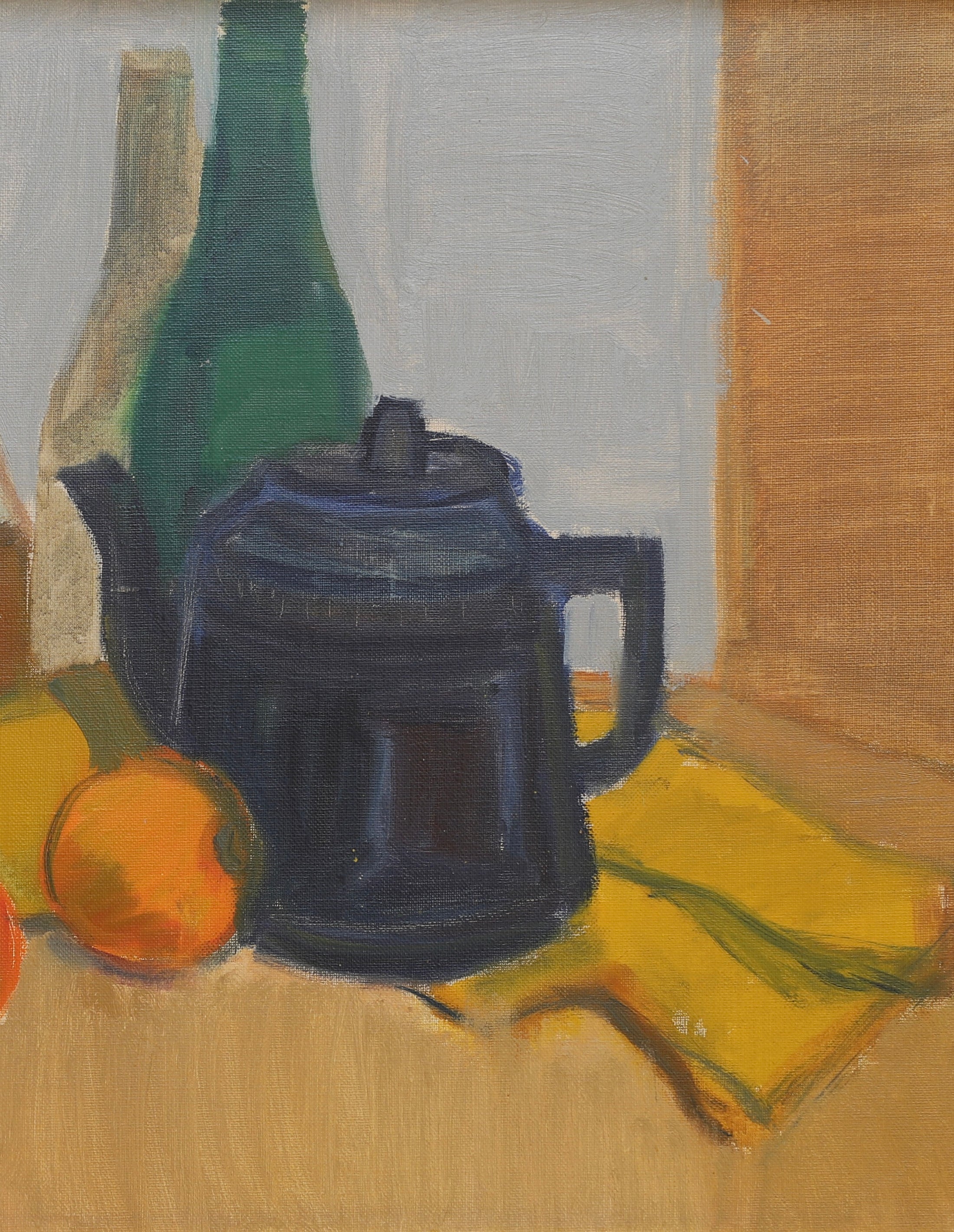 Vintage Art Room Original Still Life Oil Painting from Sweden