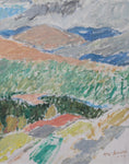Load image into Gallery viewer, Vintage Art Room Original Oil Painting from Sweden 1973
