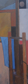Load image into Gallery viewer, Vintage Art Room Original Artist Atelier Painting from Sweden
