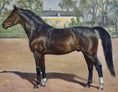 Load image into Gallery viewer, Vintage Art Original Horse Oil Painting From Sweden
