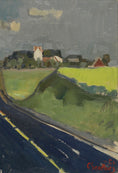 Load image into Gallery viewer, Mid Century Original Oil Painting From Sweden By G Sandberg
