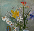 Load image into Gallery viewer, Striking Vintage Art Room Mid Century Still Life Oil Painting
