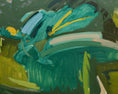 Load image into Gallery viewer, Mid Century Original Abstract Oil Painting from Sweden By E Persson
