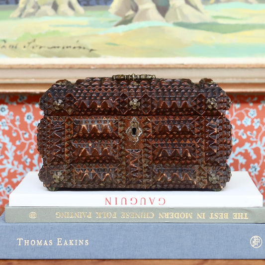 Vintage Tramp Art Box Sweden