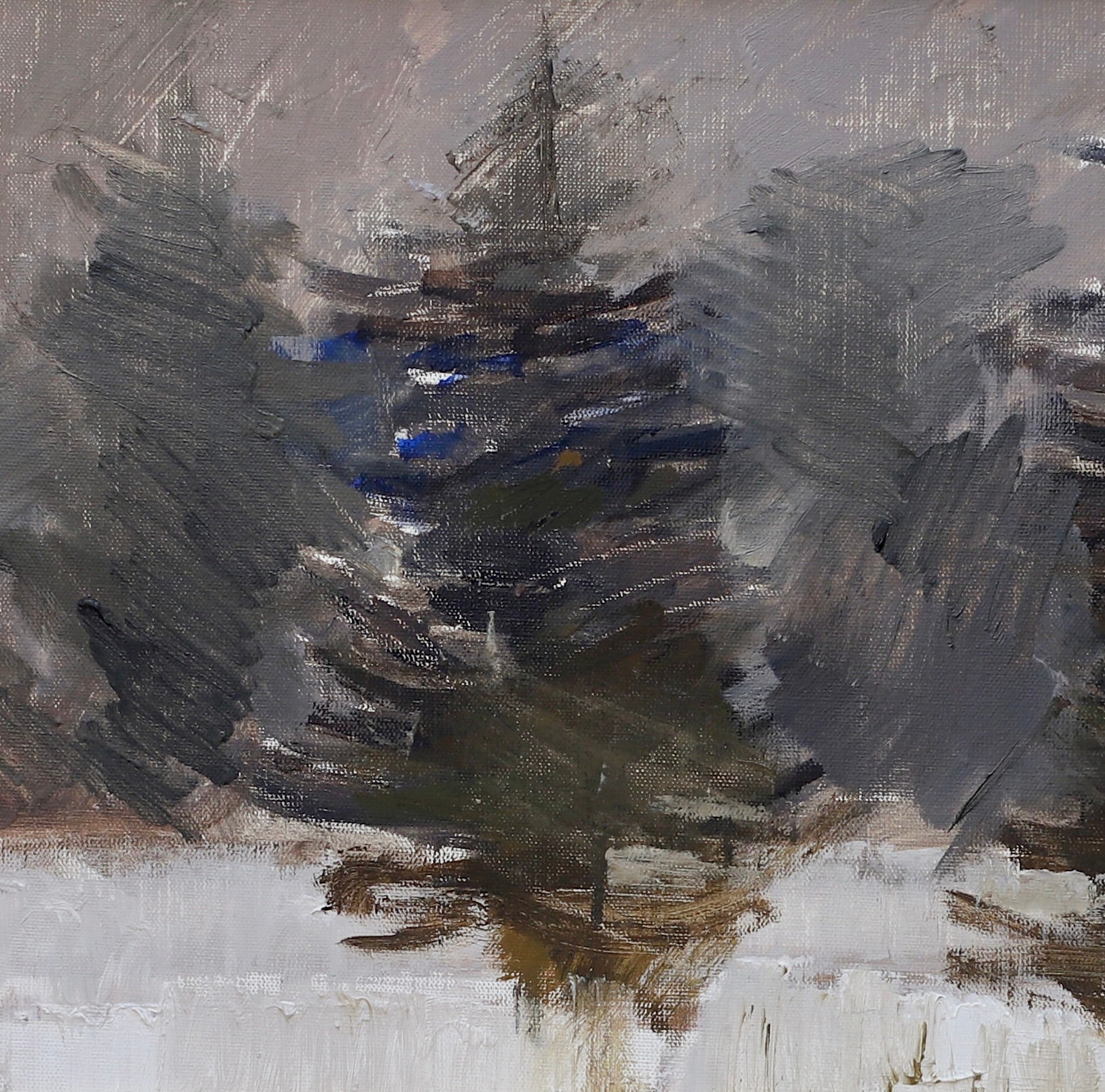 Vintage Art Original Landscape Oil Painting by S Nilsson From Sweden