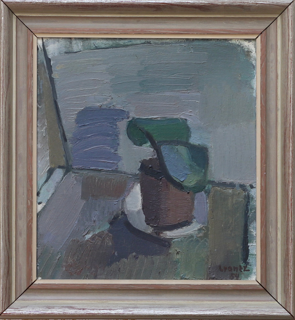 Mid Century Still Life Oil Painting By B Crantz Sweden