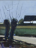Load image into Gallery viewer, Original Vintage Mid Century Farmhouse Oil Painting Sweden

