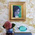 Load image into Gallery viewer, Vintage Art Room Mid Century Girl's Portrait Sweden
